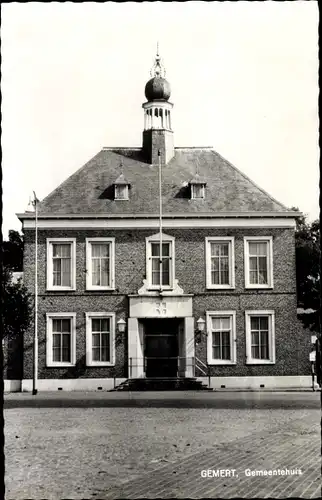 Ak Gemert Bakel Nordbrabant Niederlande, Gemeentehuis