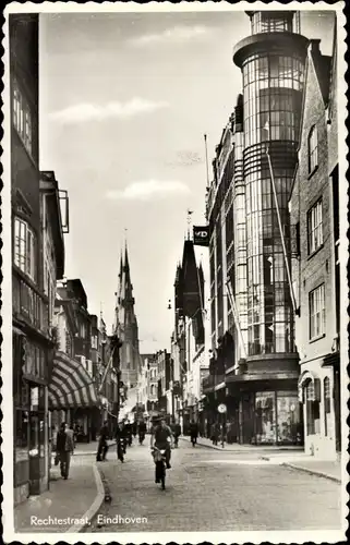 Ak Eindhoven Nordbrabant Niederlande, Rechtestraat