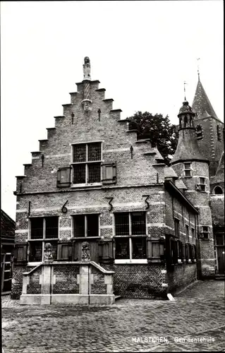 Ak Halsteren Nordbrabant, Gemeentehuis