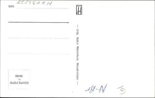 Ak Woudrichem Nordbrabant, Oud-Raadhuis