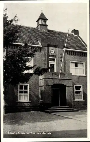 Ak Sprang Capelle Nordbrabant Niederlande, Gemeentehuis