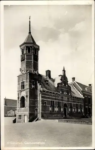 Ak Willemstad Nordbrabant Niederlande, Gemeentehuis