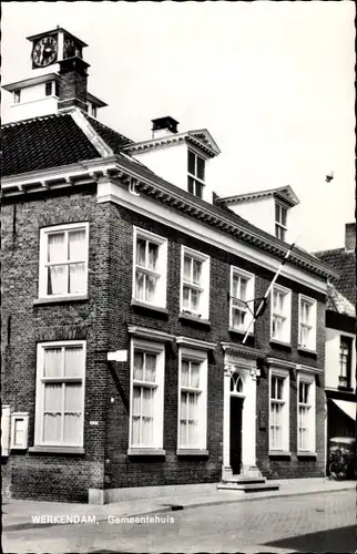 Ak Werkendam Nordbrabant, Gemeentehuis