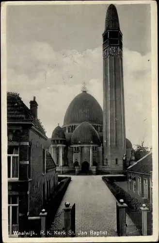 Ak Waalwijk Nordbrabant Niederlande, R. K. Kerk St. Jan Baptist