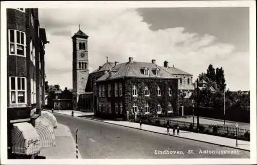 Ak Eindhoven Nordbrabant Niederlande, St. Antoniusstraat