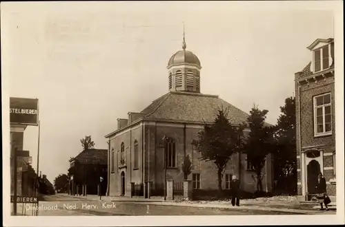 Ak Dinteloord Nordbrabant, Ned. Herv. Kerk