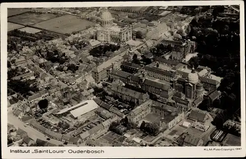 Ak Oudenbosch Nordbrabant, Instituut St. Louis, Luftaufnahme