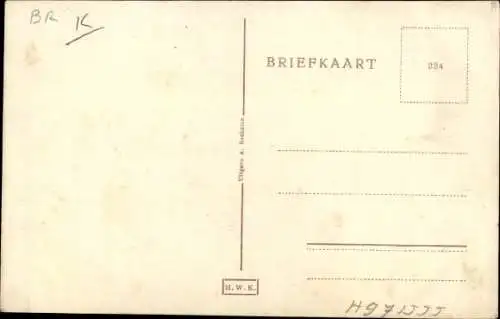 Ak Bergen op Zoom Nordbrabant Niederlande, Markt