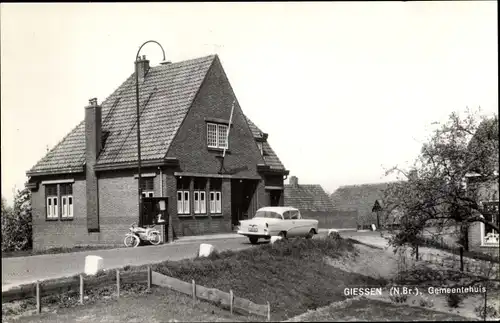 Ak Giessen Nordbrabant Niederlande, Gemeentehuis