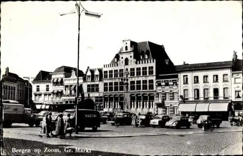 Ak Bergen op Zoom Nordbrabant Niederlande, Gr. Markt