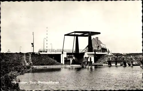 Ak Werkendam Nordbrabant, Sluis - Biesboschhaven