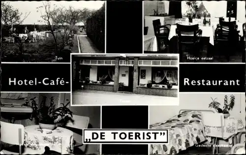 Ak Hilvarenbeek Nordbrabant, Hotel-Cafe-Restaurant De Toerist, Diessenseweg 34