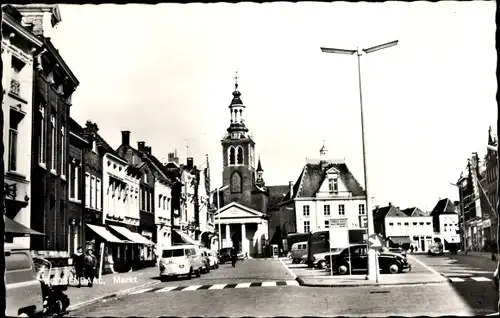 Ak Roosendaal Nordbrabant Niederlande, Markt