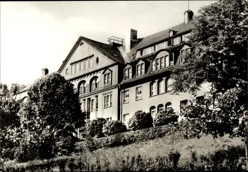 Ak Sachsenfeld Schwarzenberg im Erzgebirge Sachsen, Krankenhaus