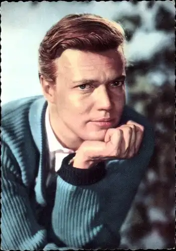 Ak Schauspieler Karlheinz Böhm, Portrait