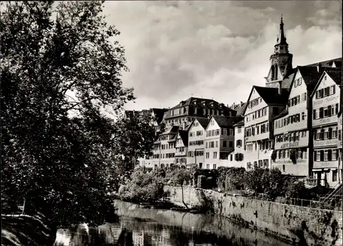 Ak Tübingen am Neckar, Neckarpartie