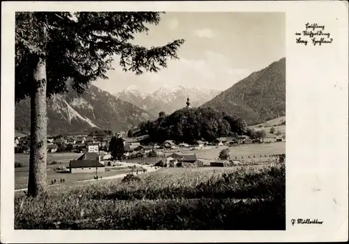 Ak Ruhpolding in Oberbayern, Panorama