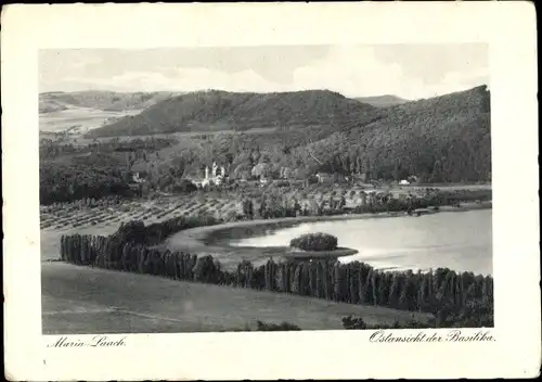 Ak Maria Laach Glees in der Eifel, Ostansicht der Basilika