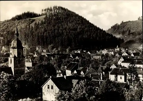 Ak Friedrichroda im Thüringer Wald, Kirchenturm, Blick über den Ort