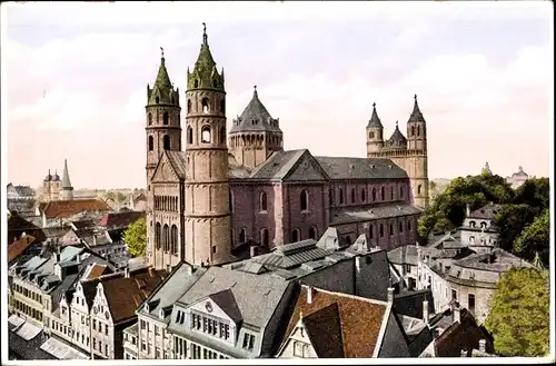 Ak Worms am Rhein, Der Dom