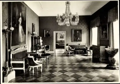 Ak Weimar in Thüringen, Residenzschloss, Großherzogl. Wohnräume, Wohnzimmer im Parterre