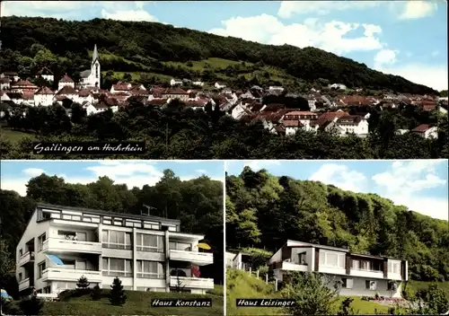 Ak Gailingen am Hochrhein, Haus Konstanz, Haus Leisinger, Totalansicht