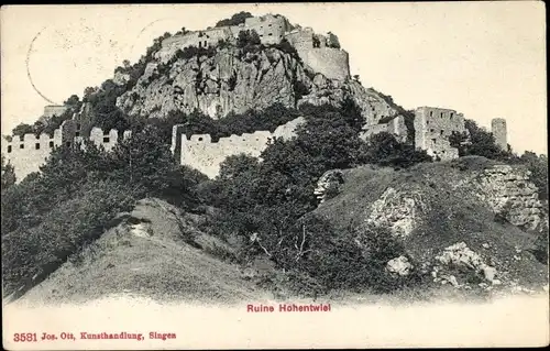 Ak Singen Hohentwiel Baden Württemberg, Ruine Hohentwiel
