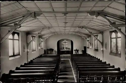 Ak Horrem Kerpen an der Erft, Evangelische Kirche, Innenansicht