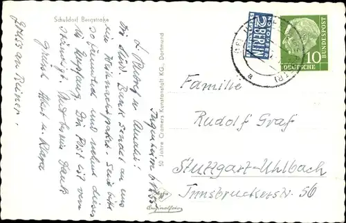 Ak Jugenheim an der Bergstrasse Hessen, Schuldorf Bergstraße
