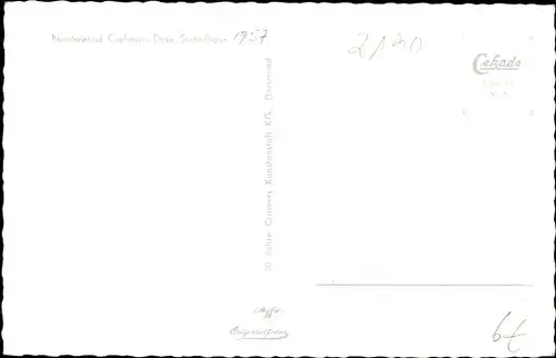 Ak Nordseebad Döse Cuxhaven, Strandhaus