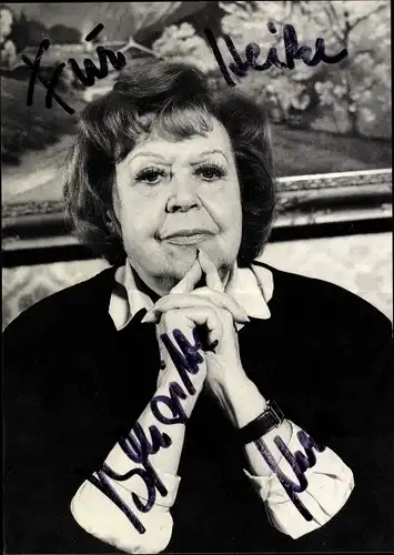 Ak Schauspielerin Brigitte Mira, Portrait, Autogramm, Reklame Diäko