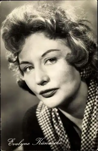 Ak Schauspielerin Evelyne Künnecke, Film Meine Frau macht Musik