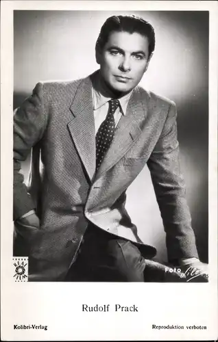 Ak Schauspieler Rudolf Prack, Portrait