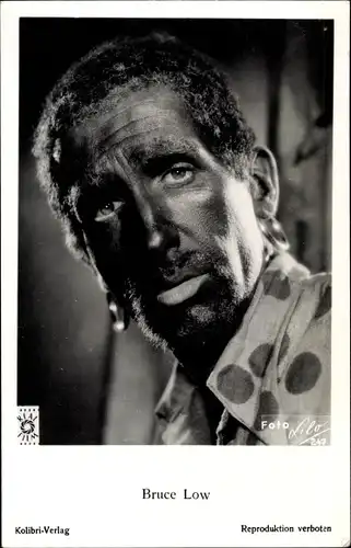 Ak Schauspieler und Sänger Bruce Low, Portrait
