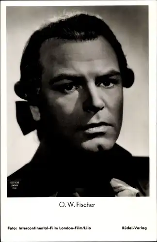 Ak Schauspieler O.W. Fischer, Portrait, Eine Liebesgeschichte