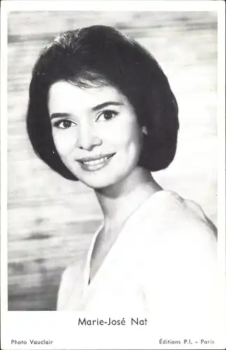 Ak Schauspielerin Marie-Jose Nat, Portrait