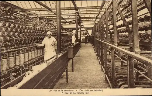 Ak Bruxelles Brüssel, Societe Anonyme Flandira, Rue de Brabant, Filature, Ficellerie