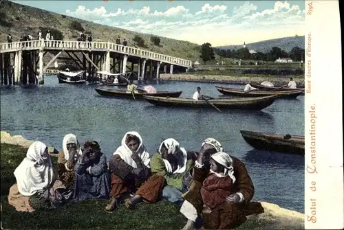 Ak Konstantinopel Istanbul Türkei, Eaux douces d'Europe