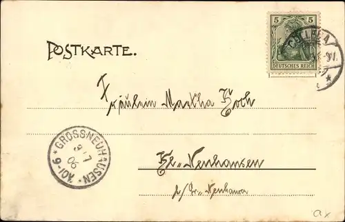 Ak Cölleda Kölleda Thüringen, Rathaus, Kriegerdenkmal, Kaiserliches Postamt, Neue Schule, Kreishaus