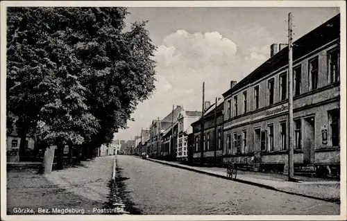 Ak Görzke im Fläming, Poststraße