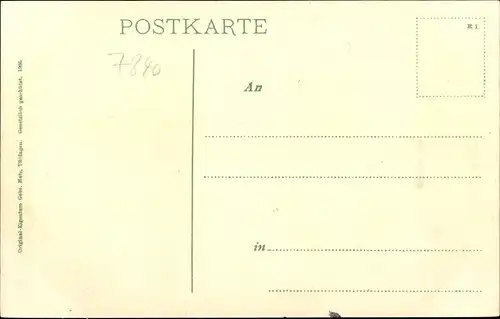 Ak Müllheim in Baden Markgräflerland, Partie bei der Turnhalle, Eisenbahn