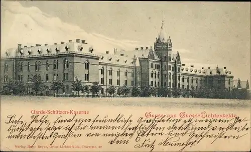 Ak Berlin Steglitz Groß Lichterfelde, Garde Schützen Kaserne