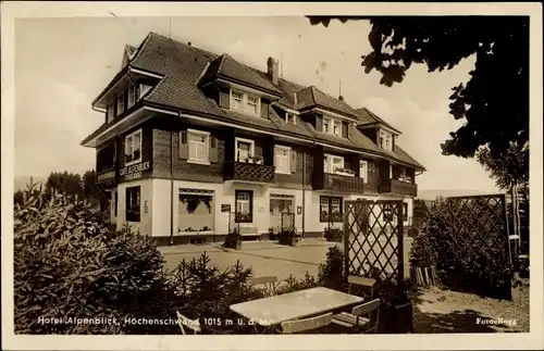 Ak Höchenschwand im Schwarzwald, Hotel Alpenblick