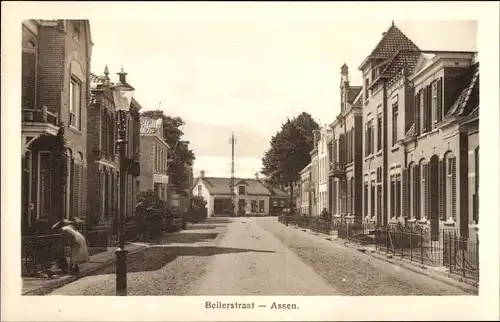 Ak Assen Drenthe Niederlande, Beilerstraat