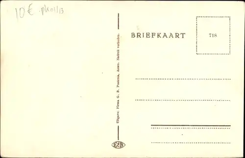 Ak Assen Drenthe Niederlande, Marktleben