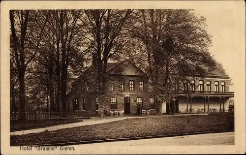 Ak Gieten Drenthe Niederlande, Hotel Braams