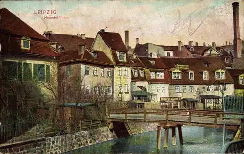 Ak Leipzig in Sachsen, Naundörfchen
