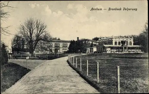 Ak Arnhem Gelderland Niederlande, Bronbeek Velperweg