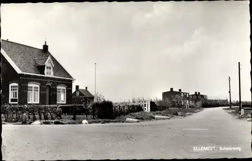 Ak Ellemeet Schouwen Duiveland Zeeland, Schelpweg