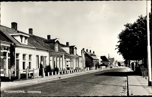 Ak Wissenkerke Zeeland, Dorpsweg